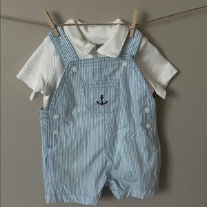 Carter's Blue and White Kids Matching Set